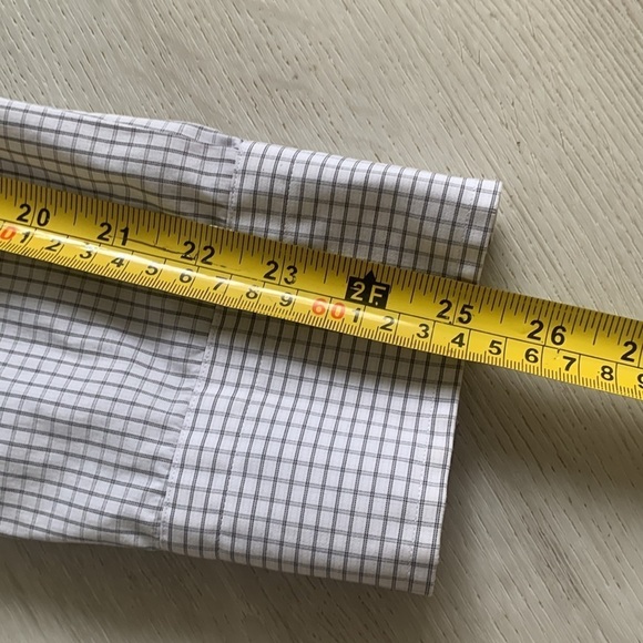 Boss Hugo‎ boss Regular fit windowpane print button down shirt black white - Picture 8 of 11